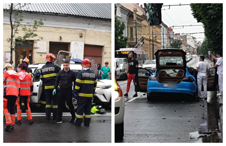 Accident Motilor Cluj, Three-Car Accident Disrupts Traffic on Calea Motilor, Cluj-Napoca
